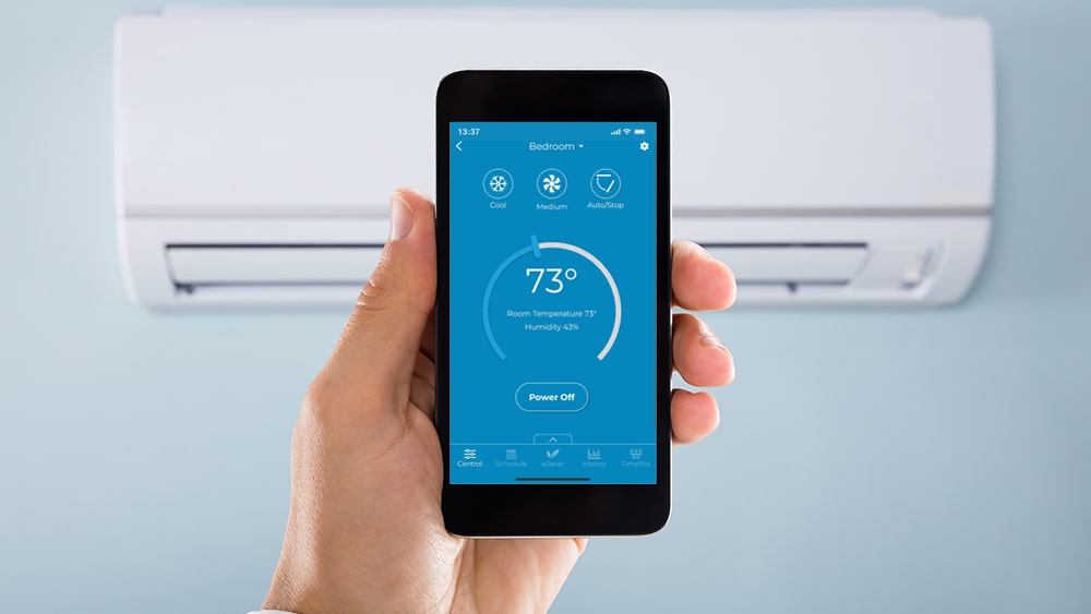 smart AC controls on Cielo Home app