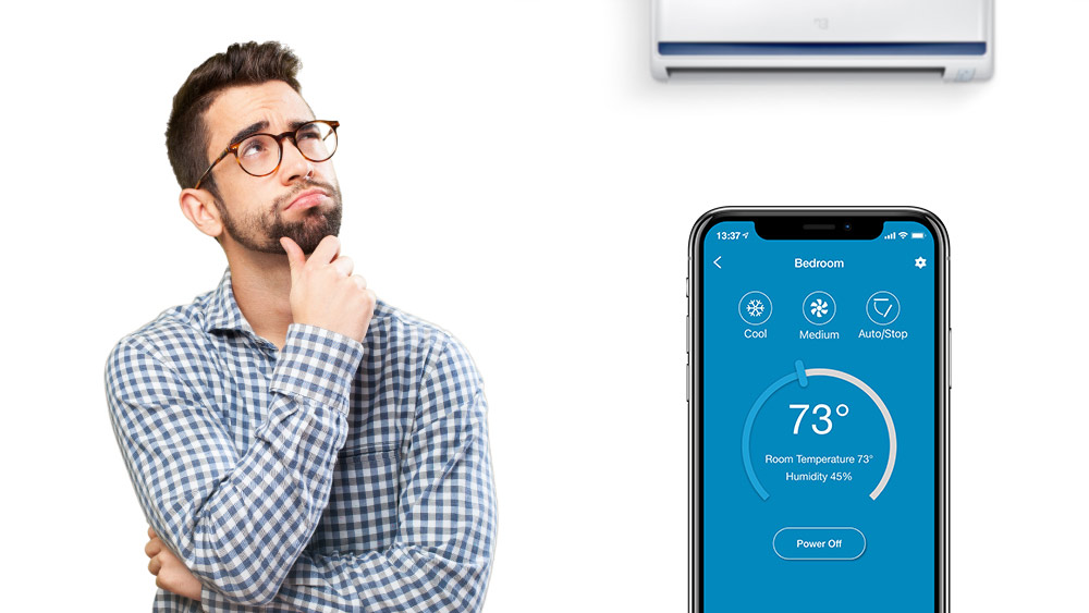 Cielo breez paired with a mini-split