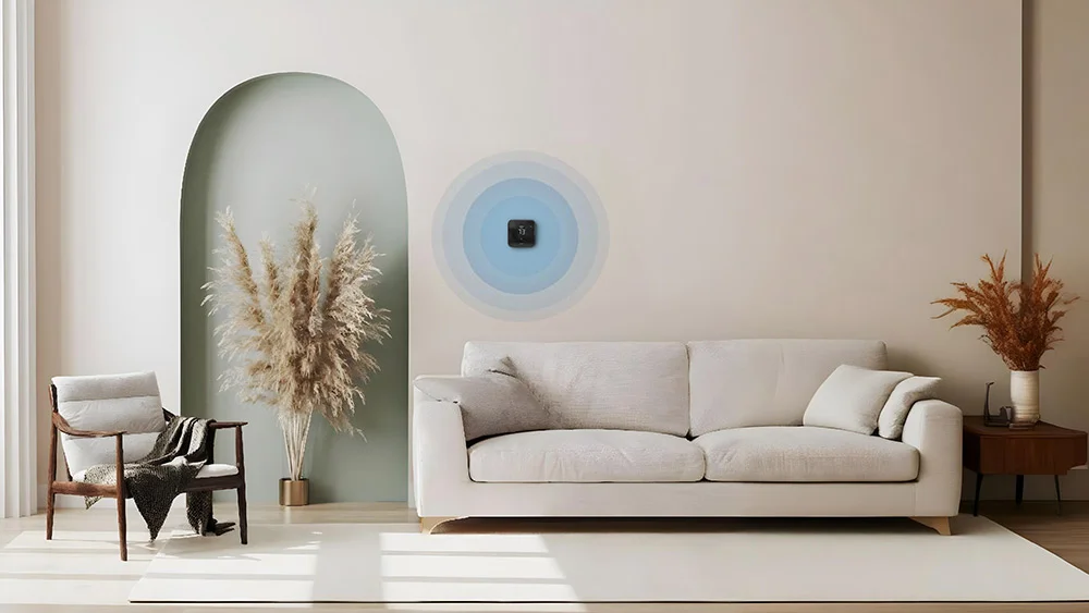 Air conditioner follow me mode with breez max