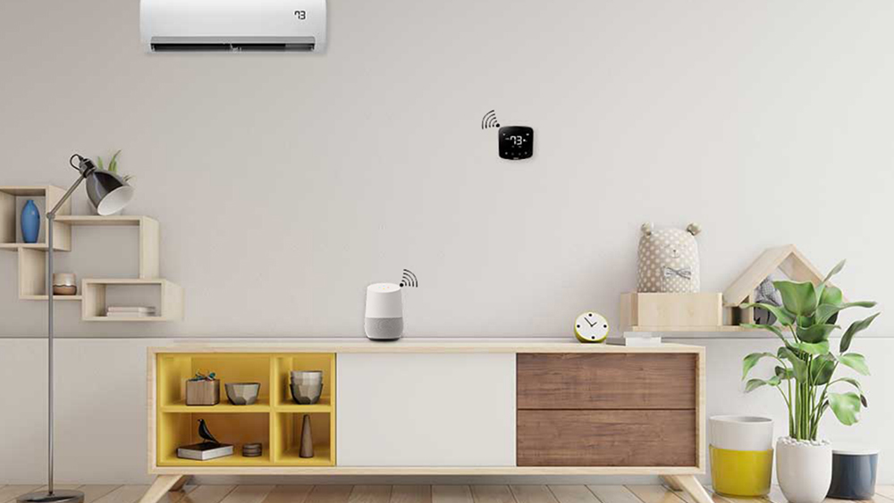 Control air conditioner with Google Home and Google Assistant.