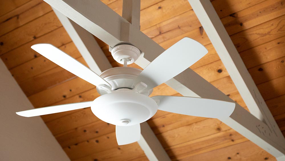 Ceiling fan to save money on AC bills