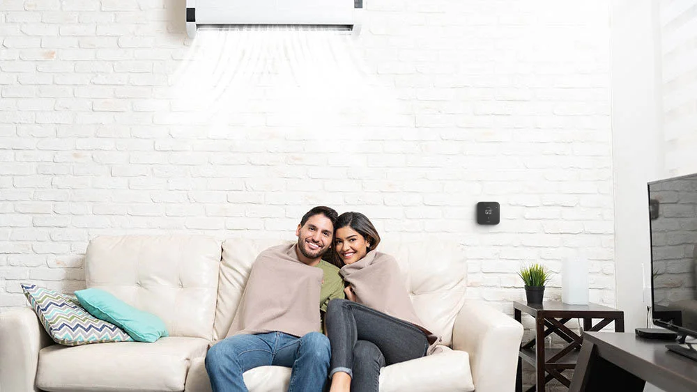 family enjoy winter season as cielo breez max maintains a comfortable room temperature