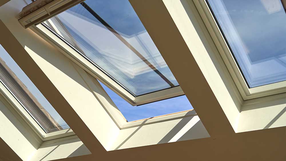 modern roof skylight