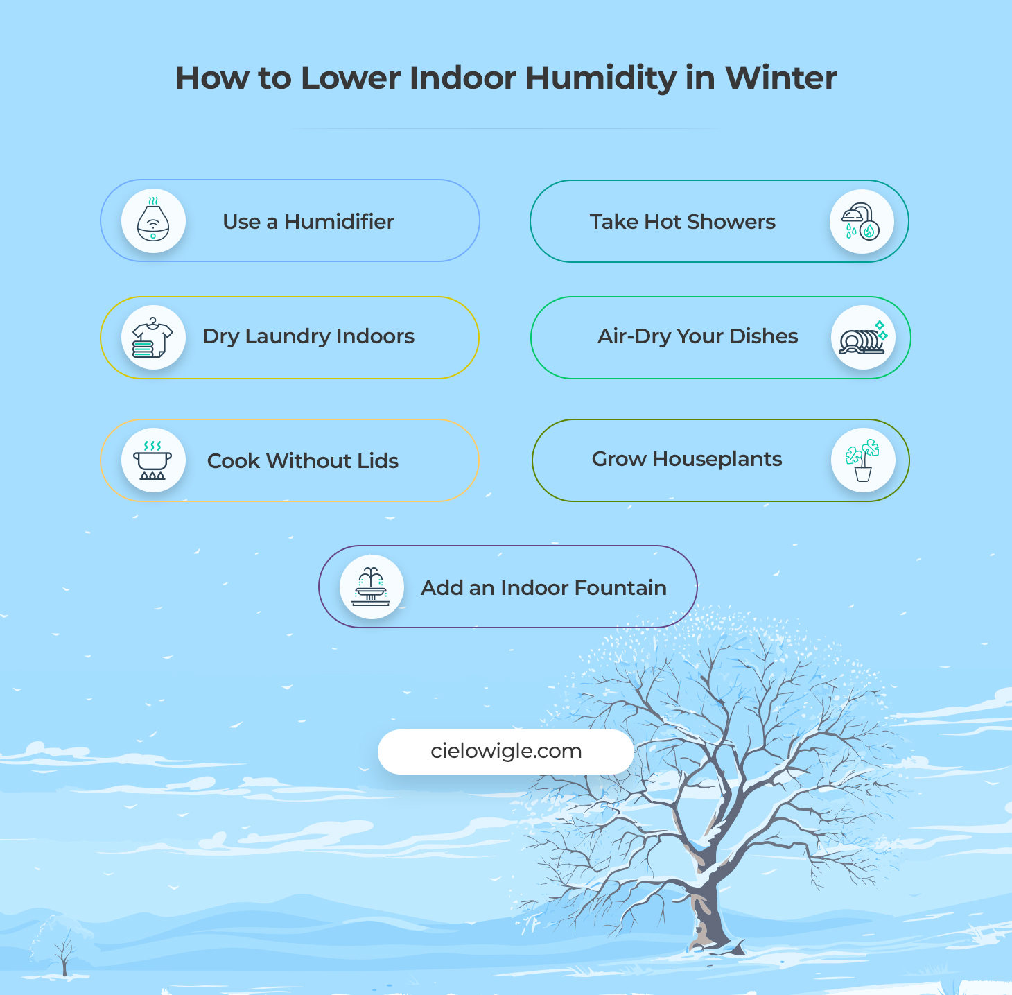 achieve ideal humidity in winters