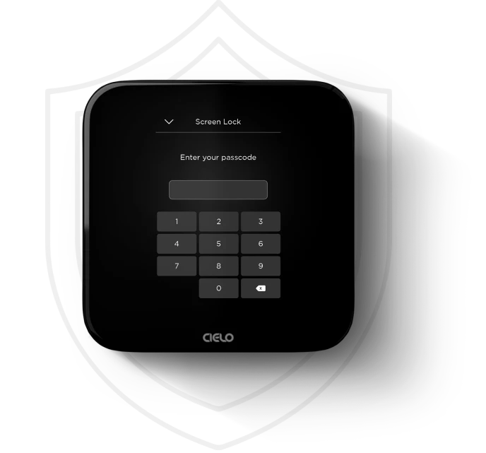 Cielo breez edge pin lock screen