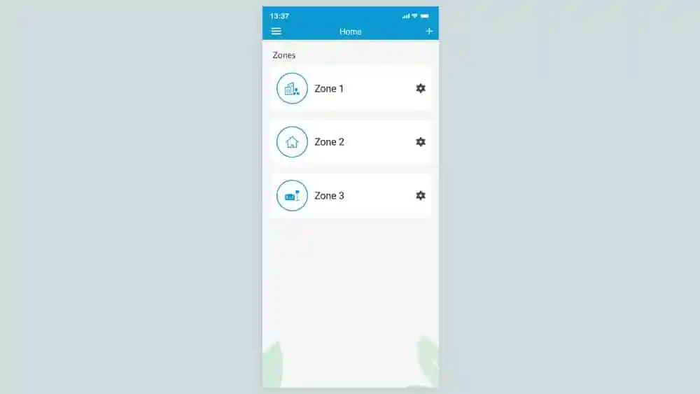 Cielo Home app home screen