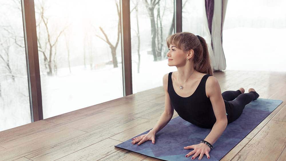 Stay active to stay warm in winter.