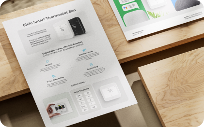 Cielo smart thermostat eco brochure