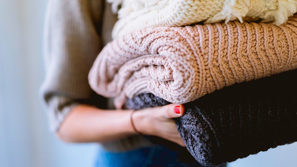 Dress in layers to keep yourself warm during a winter power outage