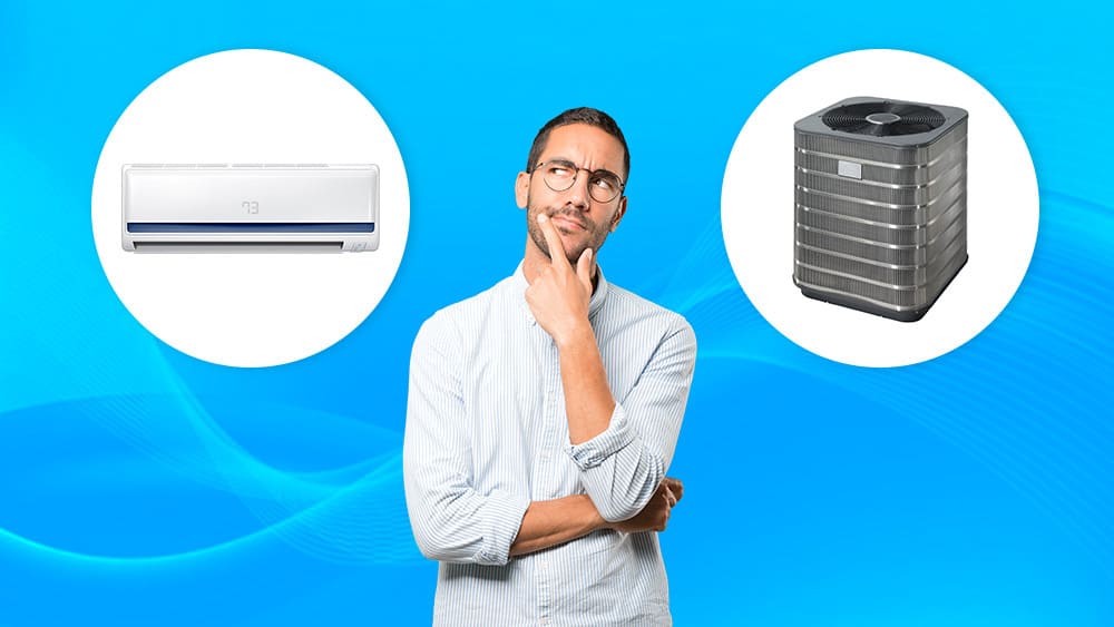 Mini-split vs central air conditioner