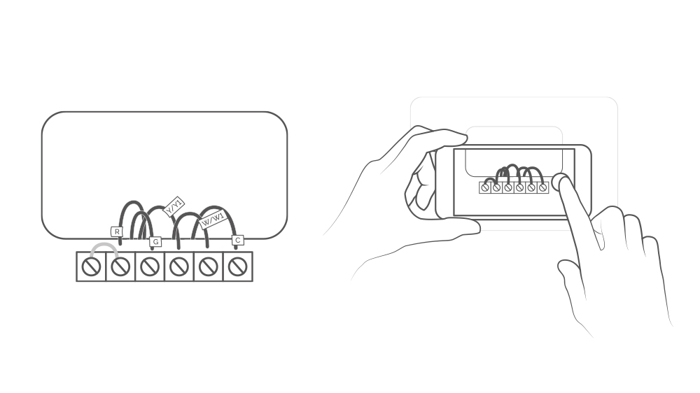 label the thermostat wire