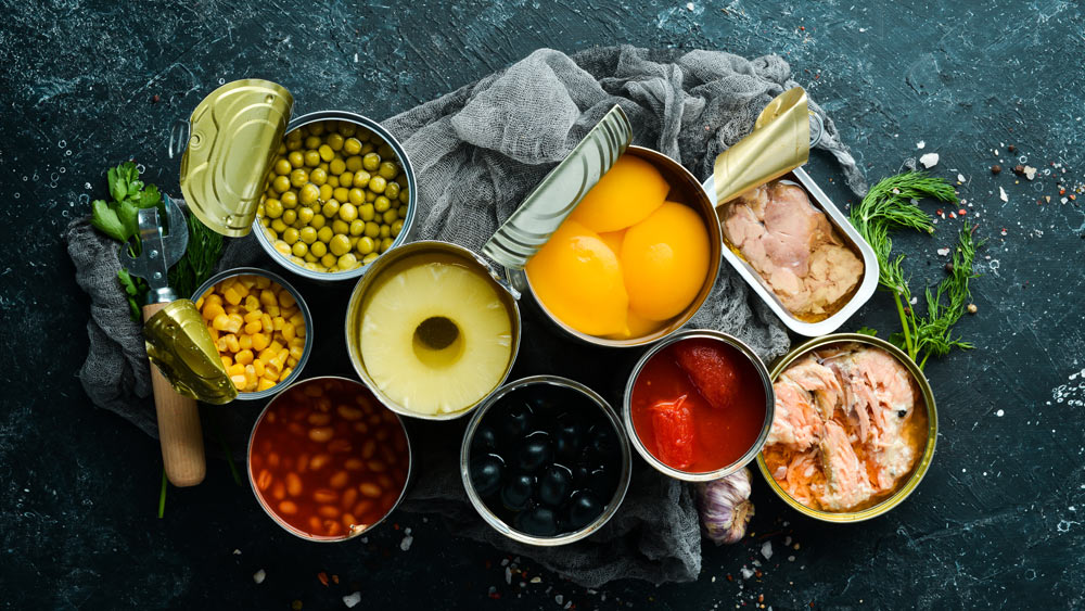 canned food items