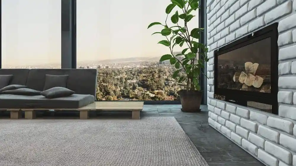 Indoor-Outdoor Fireplace