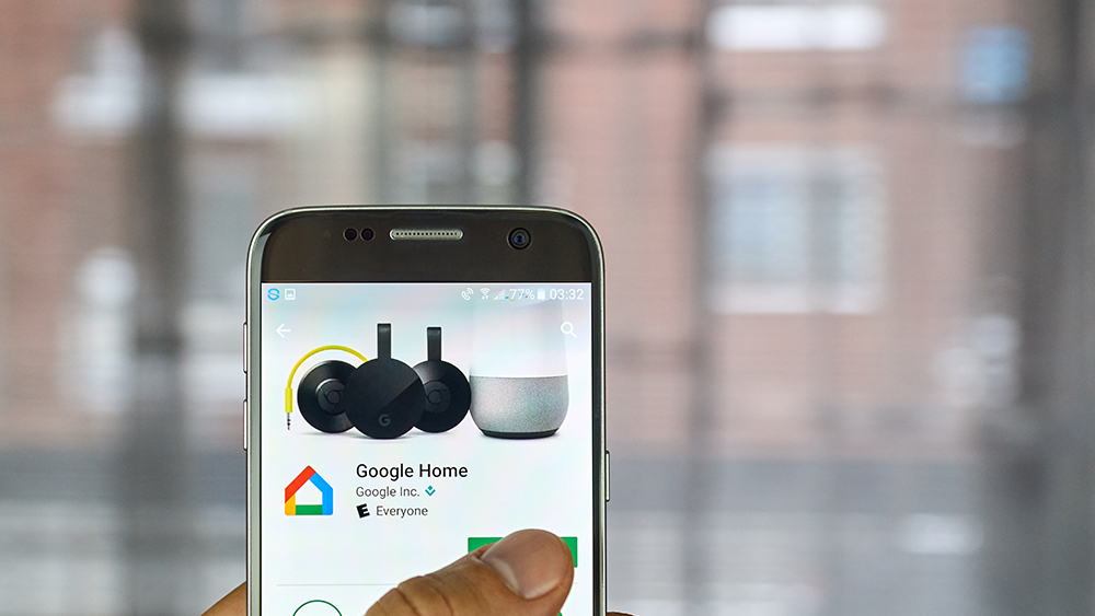 Steps to set up your air conditioner with Google Home voice commands.