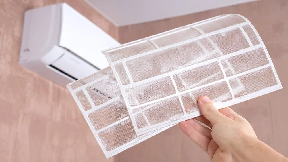 cleaning mini-split air filters